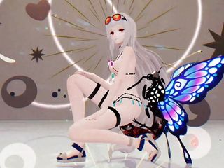 Skadi x Surtr - Sexy Dance + Sex With Insect (3D HENTAI)