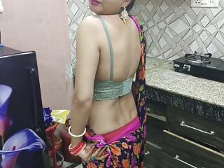 New year 2024 xxx best porn video with Dirty Talk in hindi roleplay saarabhabhi6 hot and sexy get horny in kitchen