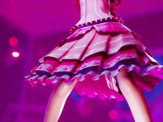 Sexy Thick Teen In Pink Dress Dancing + Gradual Undressing (3D HENTAI)
