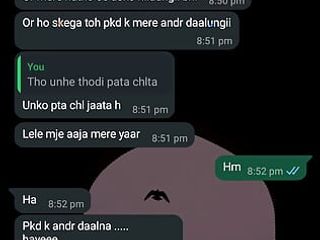 Girlfriend ke sath ki  chats on whatsapp Chut se nikla paani ladki ne liye maze