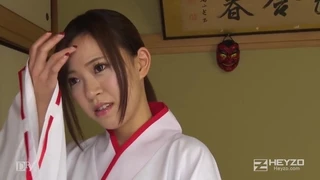 Miu Kimura Cute Priestess In Dirty Shrine