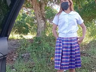 SEXY ASIAN SCHOOL GIRL PUBLIC SEX