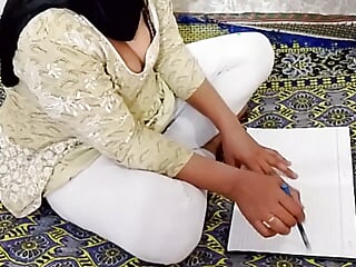 Step sis studying in room and she enjoys her Pvt parts