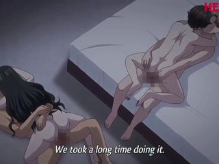 Two guys fucking two married sluts - HENTAI