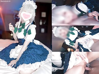 Aliceholic13 Touhou Izayoi Sakuya Cosplay multiplecumshot femdom sex.