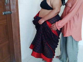 Desi Tamil Big Tits Hot granny Ka Thapa Thap chudai Majbore Appa Beta (Indian 60y Old granny fucked while she Cleaning)