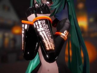 Cute Miku - Halloween Dance (3D HENTAI)