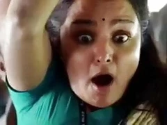 Erotic Manju Warrier hot ass grabbing in public