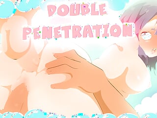 Double penetration performed by Anna Yanami ! Too Many Losing Heroines  Hentai, Cartoon, Parody !