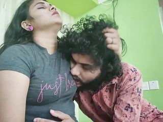 Vaishnavy dominating Sharun Raj hot romance in hotel room, Mallu couple Hot romance, Girl domination romance , Romantic couple